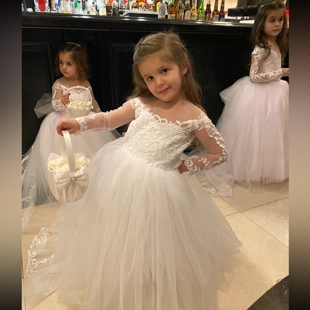 Custom flower girl dress